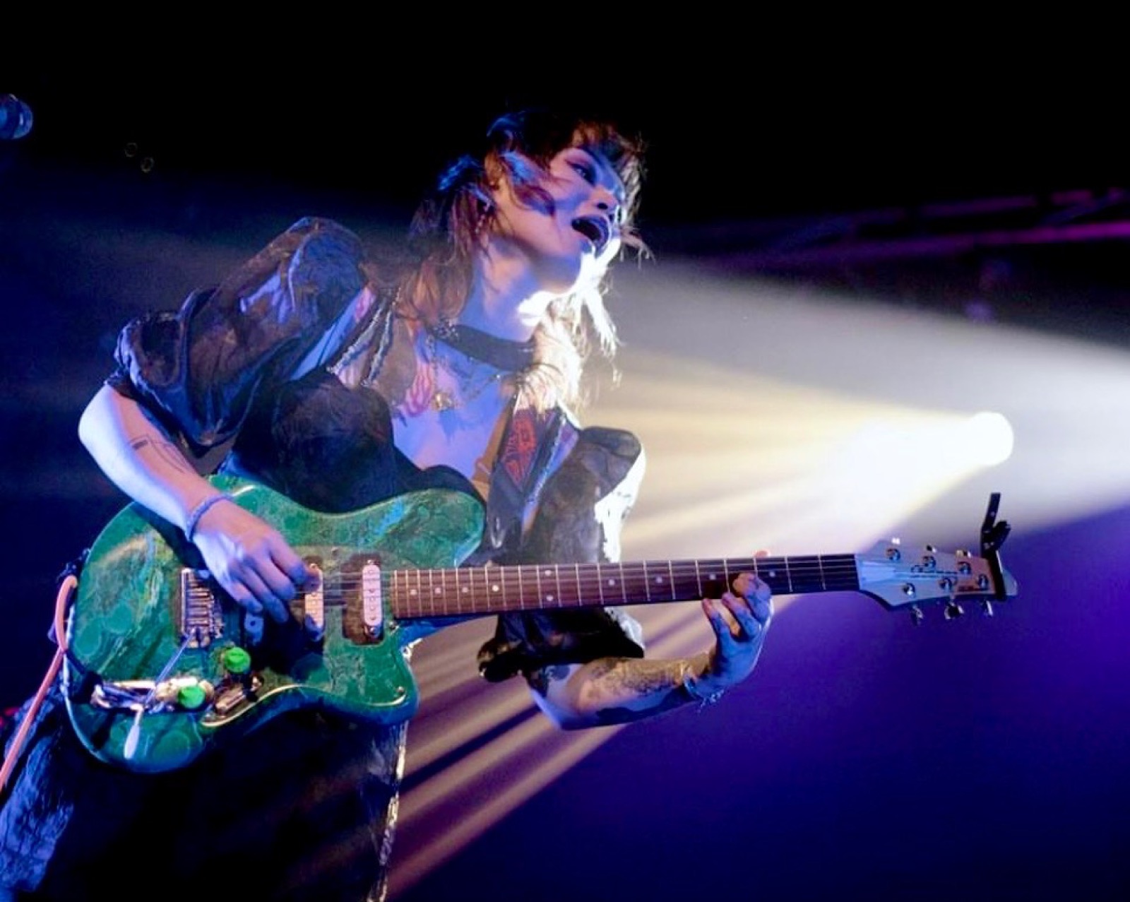 Yvette Young with their Bonvillain build